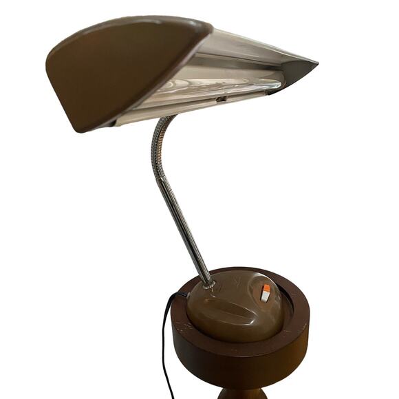 Vintage Japan‎ Gooseneck Fluorescent Desk Lamp MCM Industrial - Picture 4 of 8